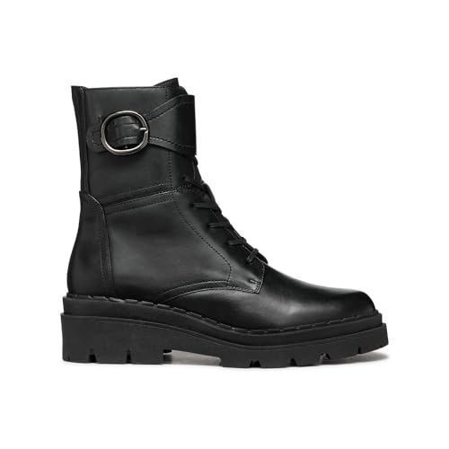 Geox Damen D FELLENY B Ankle Boot, Black, 39 EU von Geox