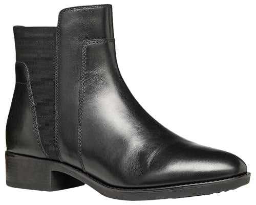 Geox Damen D Felicity Ankle Boot, Black, 41 EU von Geox