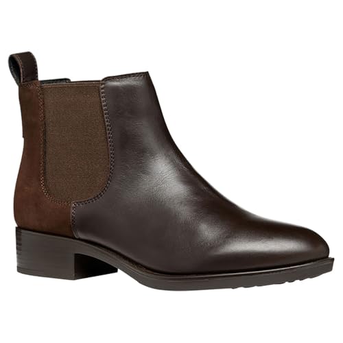 Geox Damen D Felicity B Ankle Boot, DK Brown, 40 EU Geox Damen D Felicity B Ankle Boot, DK Brown, 40 EU von Geox