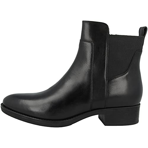 Geox Damen D Felicity G Stiefeletten, Schwarz, 39.5 EU von Geox