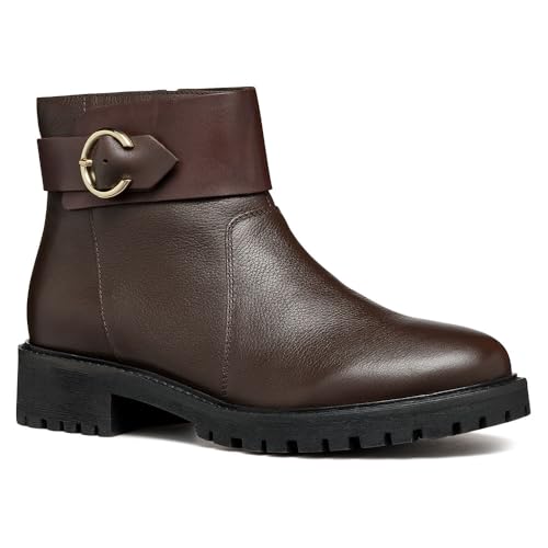 Geox Damen D HOARA B Ankle Boot, DK Brown, 37 EU Geox Damen D HOARA B Ankle Boot, DK Brown, 37 EU von Geox