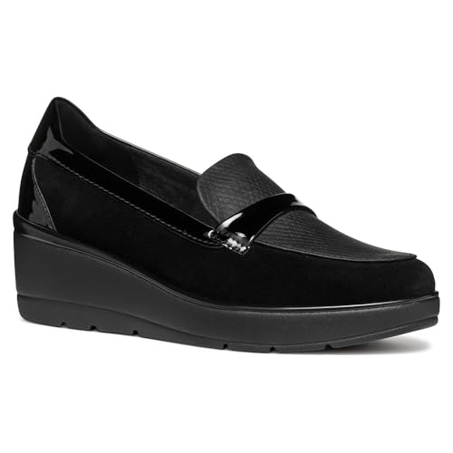 Geox Damen D ILDE B Moccasin, Black, 36 EU Geox Damen D ILDE B Moccasin, Black, 36 EU von Geox