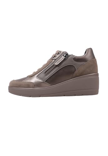 Geox D ILDE C Sneaker, DK Taupe, 36 EU Geox D ILDE C Sneaker, DK Taupe, 36 EU von Geox