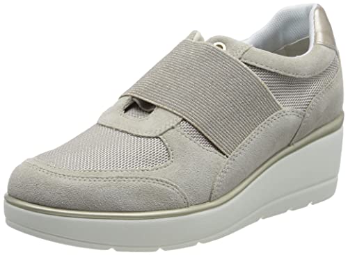 Geox D ILDE Sneaker, LT Taupe, 42 EU von Geox