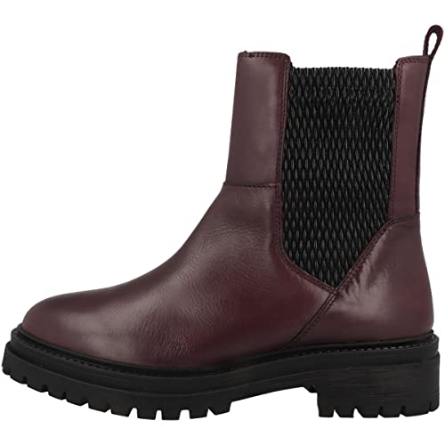 Geox Damen D Iridea Stiefeletten, Bordeaux Black, 37 EU von Geox