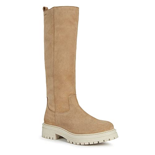 Geox Damen D Iridea Stiefel, Sand, 37 EU von Geox