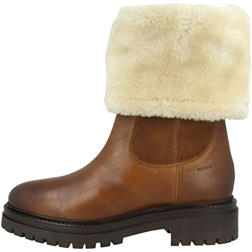 Geox Damen D Iridea M Stiefel, Cognac, 36 EU von Geox