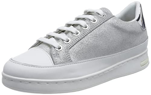 Geox D Jaysen Sneaker, LT Grey/White, 35 EU Geox D Jaysen Sneaker, LT Grey/White, 35 EU von Geox