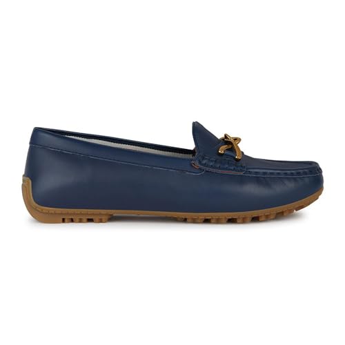 Geox Damen D KOSMOPOLIS + Grip Moccasin, Navy, 38 EU von Geox