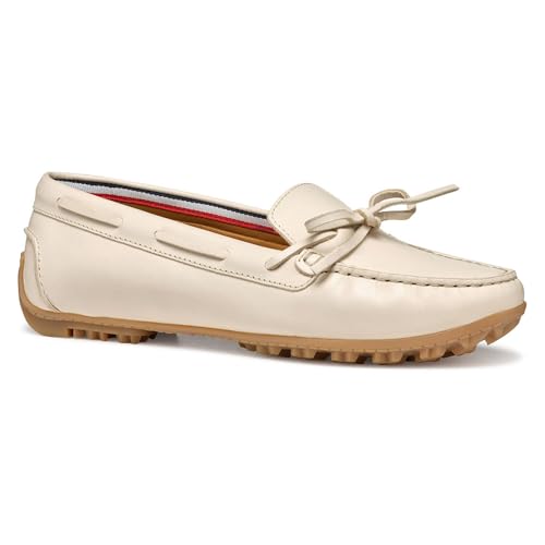 Geox Damen D KOSMOPOLIS + Grip Moccasin, Papyrus, 38 EU von Geox
