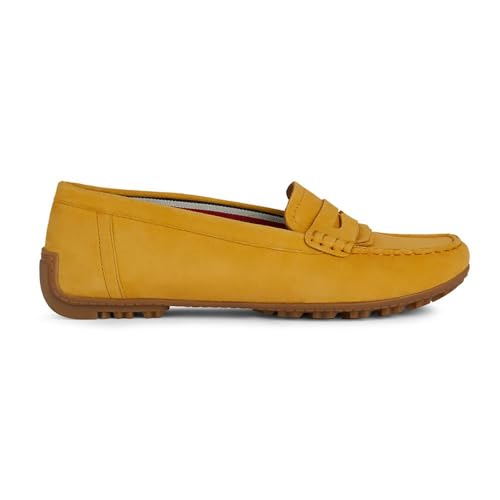 Geox Damen D KOSMOPOLIS + Grip Moccasin, Yellow, 39 EU von Geox