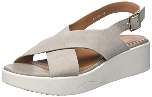 Geox Damen D LAUDARA Sandal, Sand, 38 EU von Geox