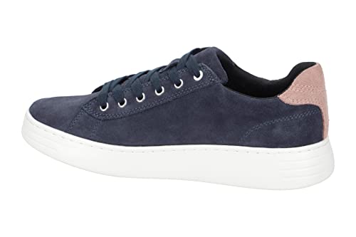 Geox Damen d lauressa Sneakers, Dk Jeans Dk Rose, 38 EU von Geox