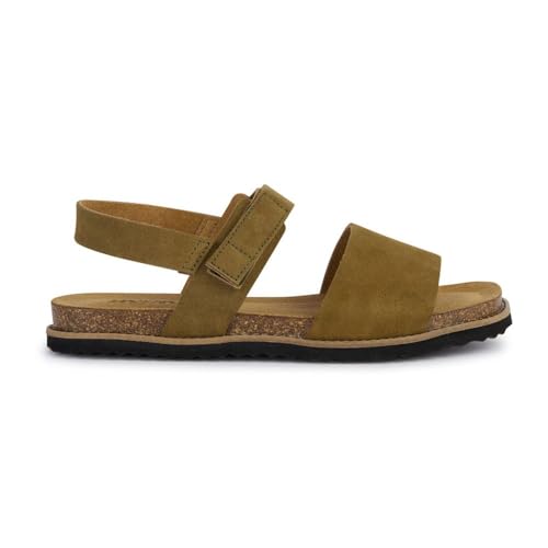 Geox Damen D LEUCA C Flat Sandal, SAGE, 37 EU von Geox
