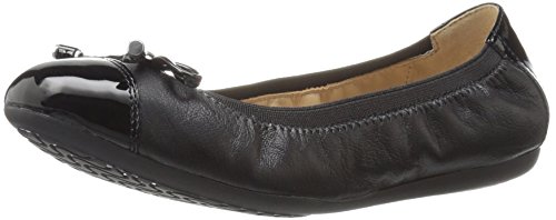 Geox Damen D LOLA 2FIT C Geschlossene Ballerinas, Schwarz (BLACKC9999), 39 EU von Geox