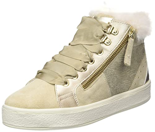 Geox Damen D Leelu' C Sneakers, Lt Taupe, 39 EU von Geox