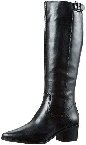 Geox Damen D Lia A Langschaft Stiefel, Schwarz (BLACKC9999), 35 EU von Geox