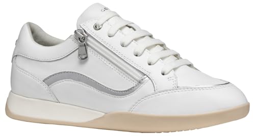 Geox Damen D MARYEMY Sneaker, White, 38 EU Geox Damen D MARYEMY Sneaker, White, 38 EU von Geox