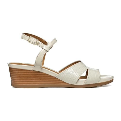 Geox Damen D MARYKARMEN A Wedge Sandal, LT Sand, 38.5 EU von Geox