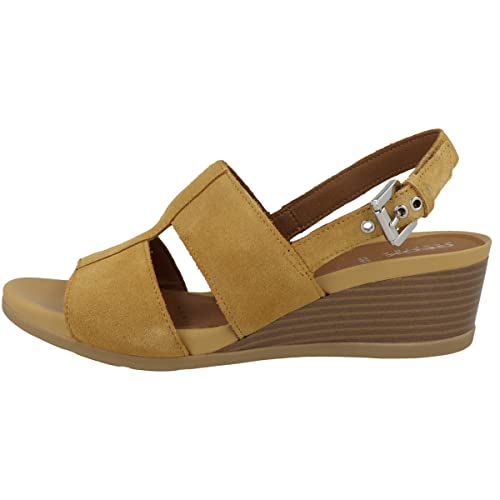 Geox D MARYKARMEN Sandal, Mustard, 41 EU von Geox