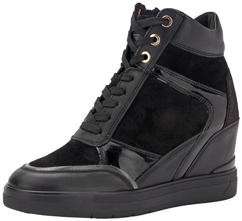 Geox D MAURICA B Sneaker, Black, 38 EU von Geox