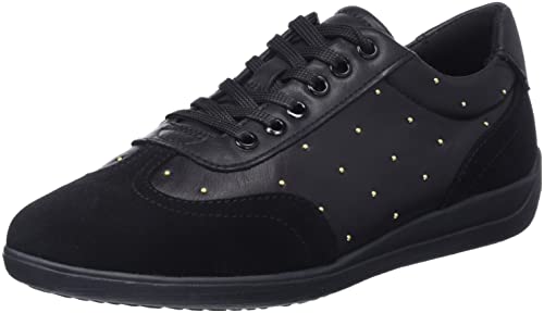 Geox Damen D Myria A Sneakers,Schwarz,35 EU von Geox