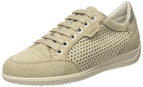 Geox Damen D Myria B Sneaker, Beige (Lt Taupe) von Geox