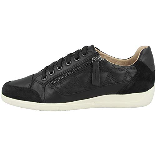 Geox Damen D Myria C Sneakers, Schwarz 36 EU von Geox