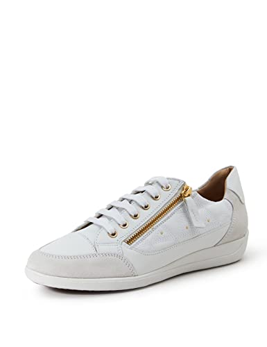 Geox Damen D Myria C Sneakers, White Off White 36 EU von Geox