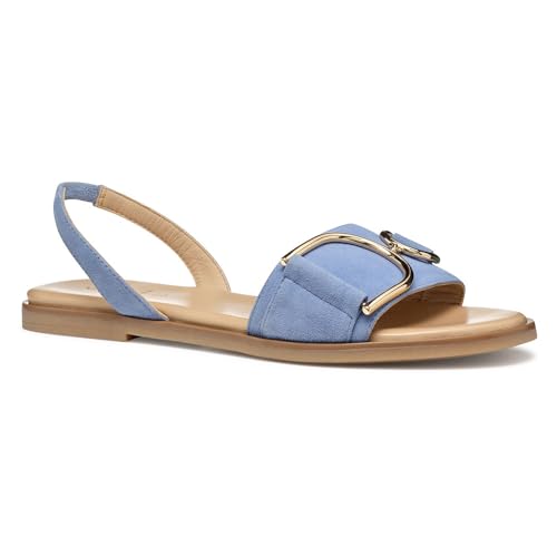 Geox Damen D NAILEEN A Slide Sandal, Lt Blue, 37.5 EU von Geox