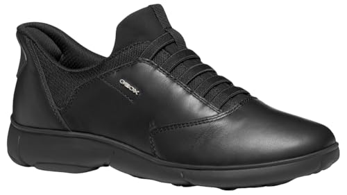 Geox Damen D Nebula 2.0 Plus A Sneaker, Black, 38 EU von Geox