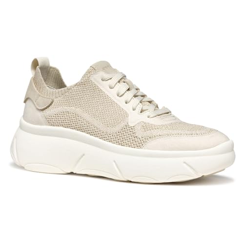Geox Damen D Nebula 2.0 X A Sneaker, Lt Taupe, 37 EU von Geox