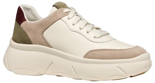 Geox Damen D Nebula 2.0 X Sneaker, White, 38 EU Geox Damen D Nebula 2.0 X Sneaker, White, 38 EU von Geox