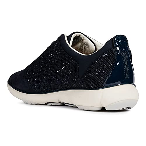 Geox Damen D Nebula C Sneaker, Navy Blau, 36 EU von Geox