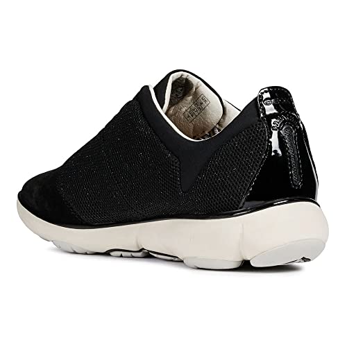 Geox Damen D Nebula C Sneakers, Gun, 35 EU von Geox