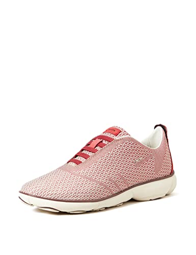 Geox Damen D Nebula E Sneakers , Sand Dk Red , 37 EU von Geox