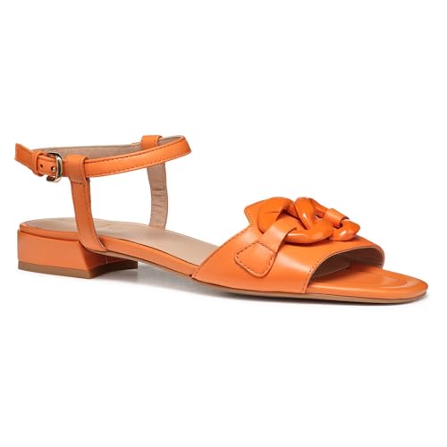 Geox Damen D New ERAKLIA 15 D Slide Sandal, Orange, 38.5 EU Geox Damen D New ERAKLIA 15 D Slide Sandal, Orange, 38.5 EU von Geox