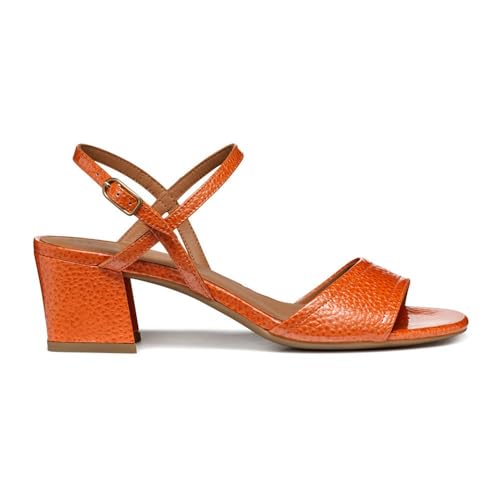 Geox Damen D New ERAKLIA 50 Heeled Sandal, ORANGE, 38 EU Geox Damen D New ERAKLIA 50 Heeled Sandal, ORANGE, 38 EU von Geox