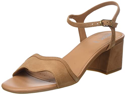 Geox D New ERAKLIA 50 Sandal, Camel, 36 EU von Geox