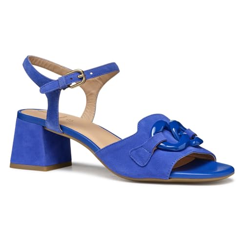 Geox Damen D New ERAKLIA 50 T C Heeled Sandal, Blue, 41 EU von Geox
