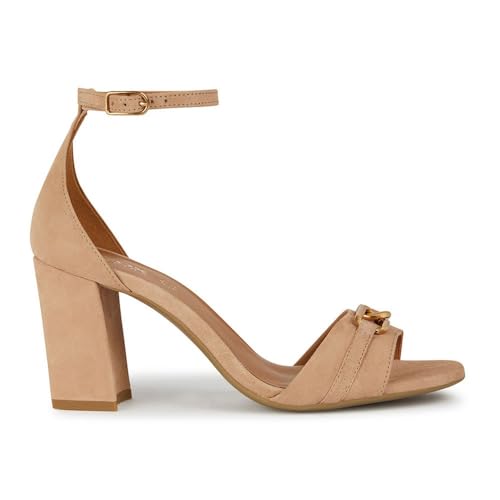 Geox Damen D New ERAKLIA 80 Heeled Sandal, Nude, 39 EU von Geox