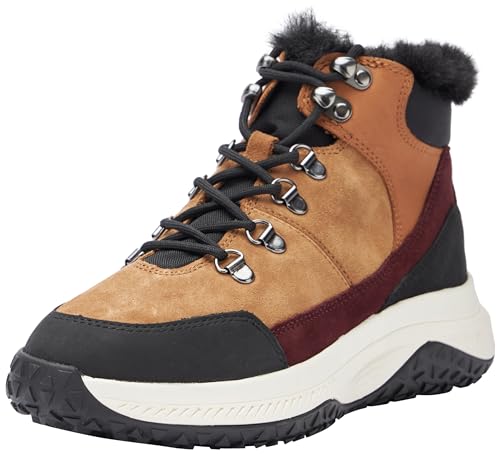 Geox Damen D OLIVIERA + Grip C Sneaker, Toffee/Black, 35 EU von Geox