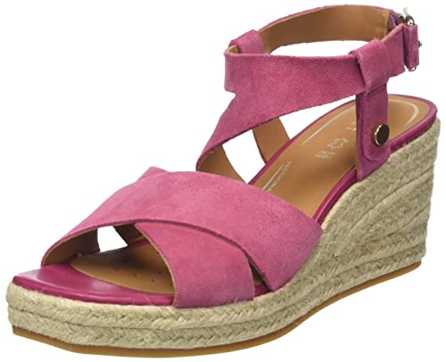 Geox D PANAREA Espadrille Wedge Sandal, Cyclamen, 39 EU von Geox