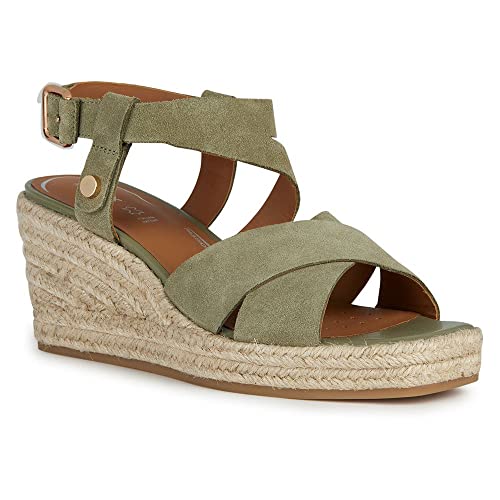Geox Mädchen Panarea Espadrille Wedge Sandal, Pistachio, 40 EU Geox Mädchen Panarea Espadrille Wedge Sandal, Pistachio, 40 EU von Geox
