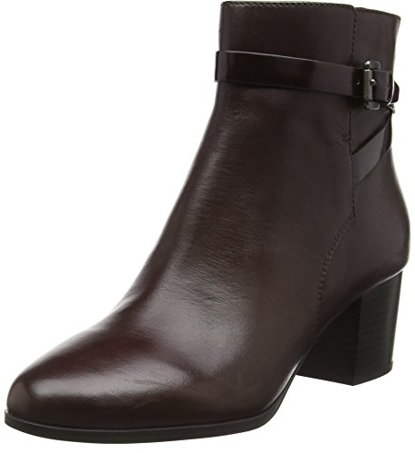 Geox Damen D PETALUS C Kurzschaft Stiefel, Rot (DK BURGUNDYC7357) von Geox
