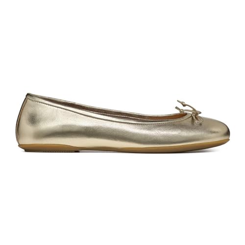 Geox Damen D Palmaria B Ballet Flat, LT Gold, 35 EU von Geox