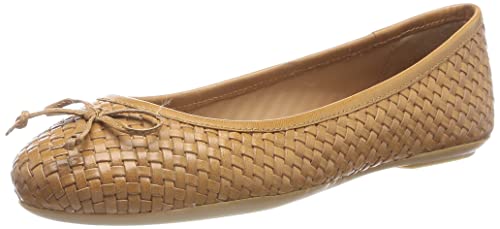 Geox D Palmaria Ballet Flat, Brown, 37.5 EU von Geox