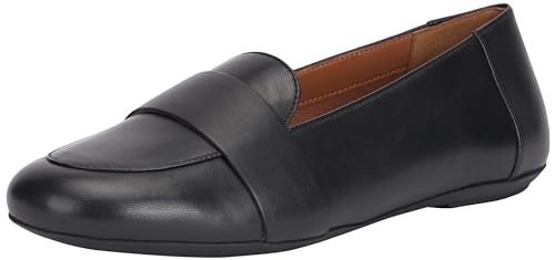 Geox Damen D Palmaria E Loafer Flat, Black, 42 EU von Geox