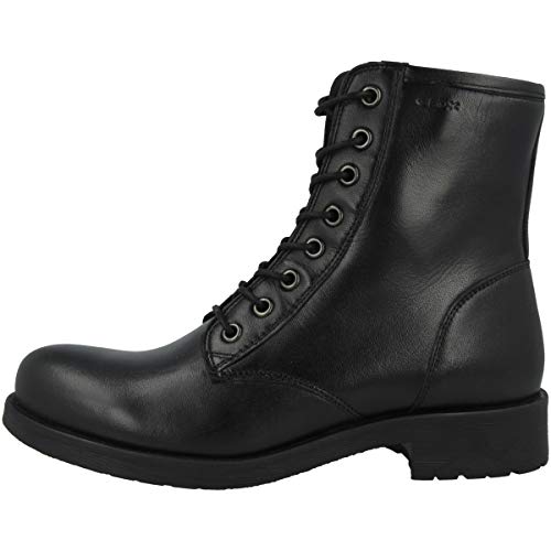 Geox Mädchen D Rawelle A Stiefeletten, Schwarz, 36 EU von Geox