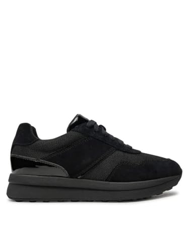 Geox Damen D RUNNTIX A Sneaker, Black, 40 EU Geox Damen D RUNNTIX A Sneaker, Black, 40 EU von Geox